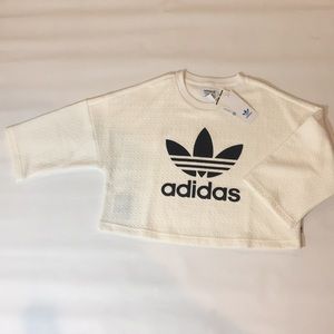 adidas cropped sweater